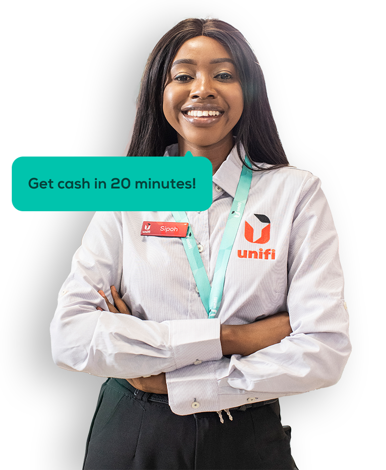 Get cash in 20 minutes